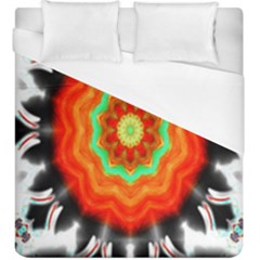 Abstract Kaleidoscope Colored Duvet Cover (king Size) by Sudhe