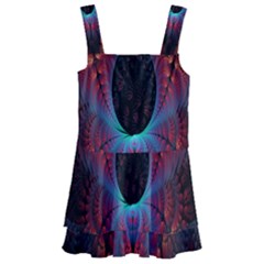 Abstract Abstracts Geometric Kids  Layered Skirt Swimsuit