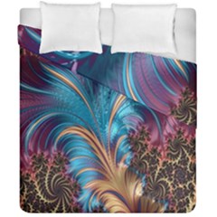 Fractal Art Artwork Psychedelic Duvet Cover Double Side (california King Size) by Sudhe