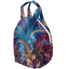 Fractal Art Artwork Psychedelic Travel Backpacks by Sudhe