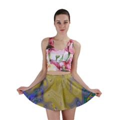 Color Explosion Colorful Background Mini Skirt by Sudhe