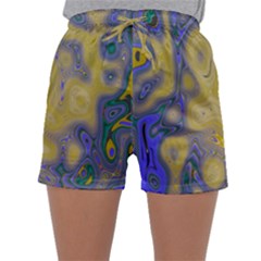 Color Explosion Colorful Background Sleepwear Shorts by Sudhe