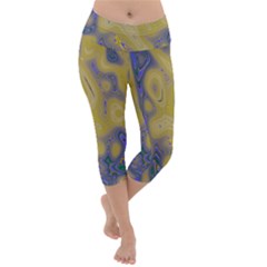 Color Explosion Colorful Background Lightweight Velour Capri Yoga Leggings