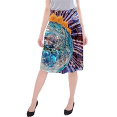 Multi Colored Glass Sphere Glass Midi Beach Skirt by Sudhe