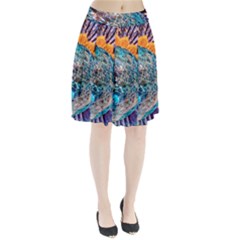 Multi Colored Glass Sphere Glass Pleated Skirt by Sudhe