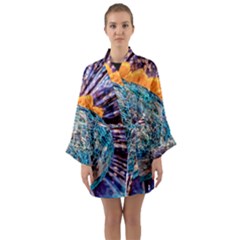 Multi Colored Glass Sphere Glass Long Sleeve Kimono Robe by Sudhe