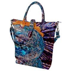 Multi Colored Glass Sphere Glass Buckle Top Tote Bag by Sudhe