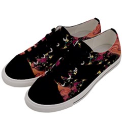 Fractal Fantasy Art Design Swirl Men s Low Top Canvas Sneakers by Sudhe