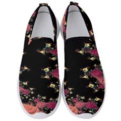 Fractal Fantasy Art Design Swirl Men s Slip On Sneakers