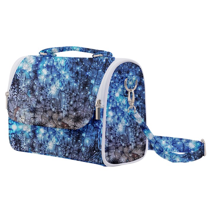 Abstract Fractal Magical Satchel Shoulder Bag