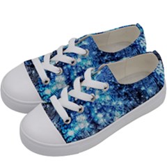 Abstract Fractal Magical Kids  Low Top Canvas Sneakers by Sudhe