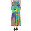 Fractal Art Psychedelic Fantasy Full Length Maxi Skirt View2