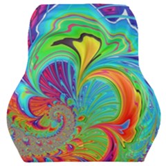 Fractal Art Psychedelic Fantasy Car Seat Back Cushion  by Sudhe