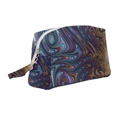 Fractal Art Artwork Globular Wristlet Pouch Bag (medium)