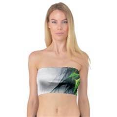 Fractal Art Paint Pattern Texture Bandeau Top by Sudhe