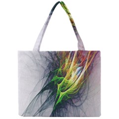 Fractal Art Paint Pattern Texture Mini Tote Bag by Sudhe