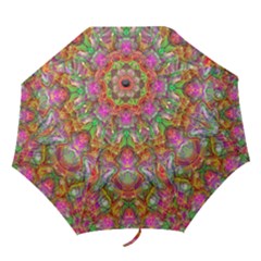 Background Psychedelic Colorful Folding Umbrellas by Sudhe