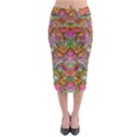 Background Psychedelic Colorful Midi Pencil Skirt View1