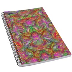 Background Psychedelic Colorful 5 5  X 8 5  Notebook by Sudhe