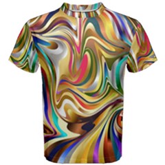 Wallpaper Psychedelic Background Men s Cotton Tee by Sudhe