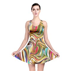 Wallpaper Psychedelic Background Reversible Skater Dress by Sudhe