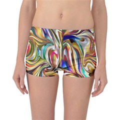 Wallpaper Psychedelic Background Reversible Boyleg Bikini Bottoms by Sudhe