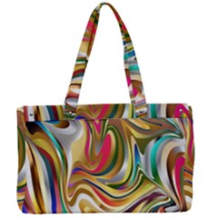 Wallpaper Psychedelic Background Canvas Work Bag