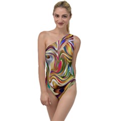 Wallpaper Psychedelic Background To One Side Swimsuit by Sudhe