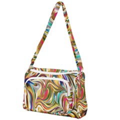 Wallpaper Psychedelic Background Front Pocket Crossbody Bag