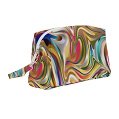 Wallpaper Psychedelic Background Wristlet Pouch Bag (medium) by Sudhe