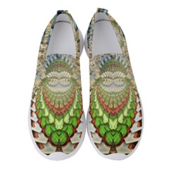 Abstract Fractal Magical Women s Slip On Sneakers