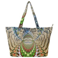 Abstract Fractal Magical Full Print Shoulder Bag