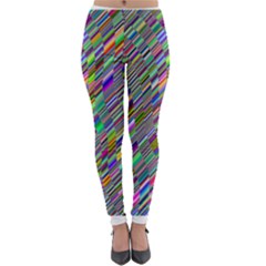 Waves Background Wallpaper Stripes Lightweight Velour Leggings by Sudhe