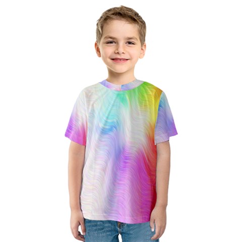 Psychedelic Background Wallpaper Kids  Sport Mesh Tee by Sudhe