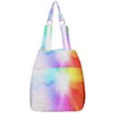 Psychedelic Background Wallpaper Center Zip Backpack View1