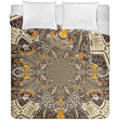 Abstract Digital Geometric Pattern Duvet Cover Double Side (california King Size) by Sudhe