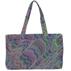 Psychedelic Background Canvas Work Bag by Sudhe