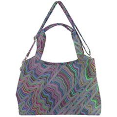 Psychedelic Background Double Compartment Shoulder Bag by Sudhe