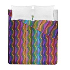 Background Wallpaper Psychedelic Duvet Cover Double Side (full/ Double Size) by Sudhe