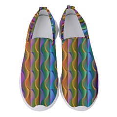 Background Wallpaper Psychedelic Women s Slip On Sneakers