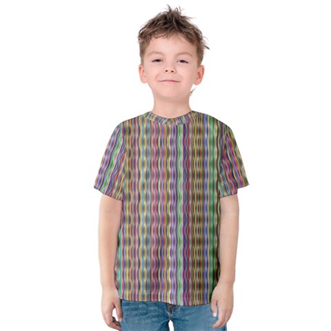 Psychedelic Background Wallpaper Kids  Cotton Tee by Sudhe