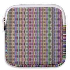 Psychedelic Background Wallpaper Mini Square Pouch by Sudhe