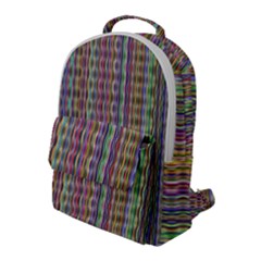 Psychedelic Background Wallpaper Flap Pocket Backpack (large)