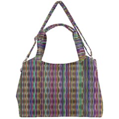 Psychedelic Background Wallpaper Double Compartment Shoulder Bag