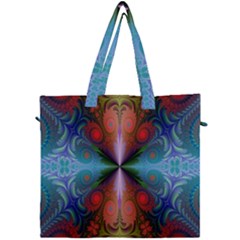 Fractal Background Design Canvas Travel Bag by Sudhe