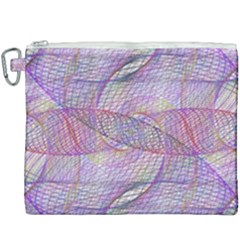 Purple Background Abstract Pattern Canvas Cosmetic Bag (xxxl) by Sudhe