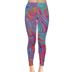 Fractal Bright Fantasy Design Leggings  by Sudhe