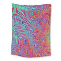 Fractal Bright Fantasy Design Medium Tapestry by Sudhe