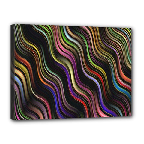 Psychedelic Background Wallpaper Canvas 16  X 12  (stretched) by Sudhe