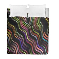 Psychedelic Background Wallpaper Duvet Cover Double Side (full/ Double Size) by Sudhe